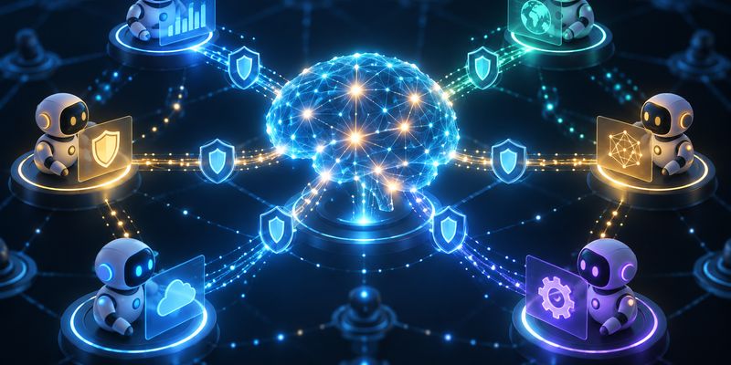 Agent topology decides who sees the secret