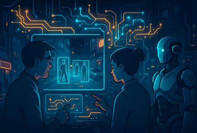 Agents cut re-ID in street images without the cloud